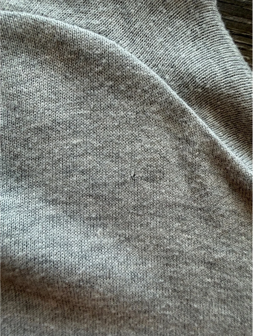 Crown & Ivy Gray V-Neck Tunic Sweater Women’s XL Cotton Wool Blend